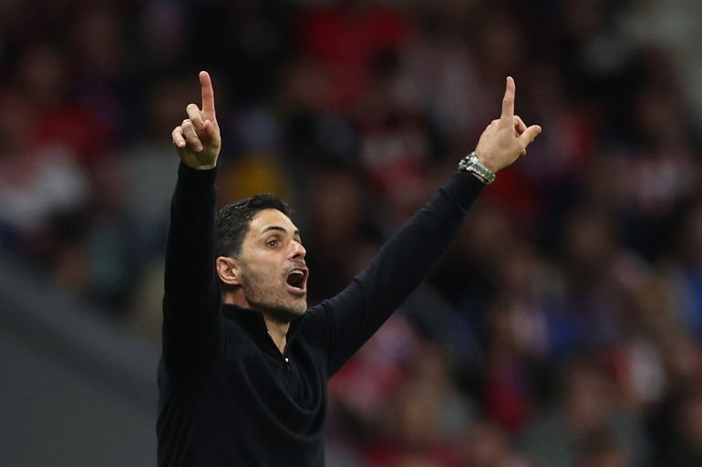 Arsenal manaher Mikel Arteta is targeting his first Premier League title