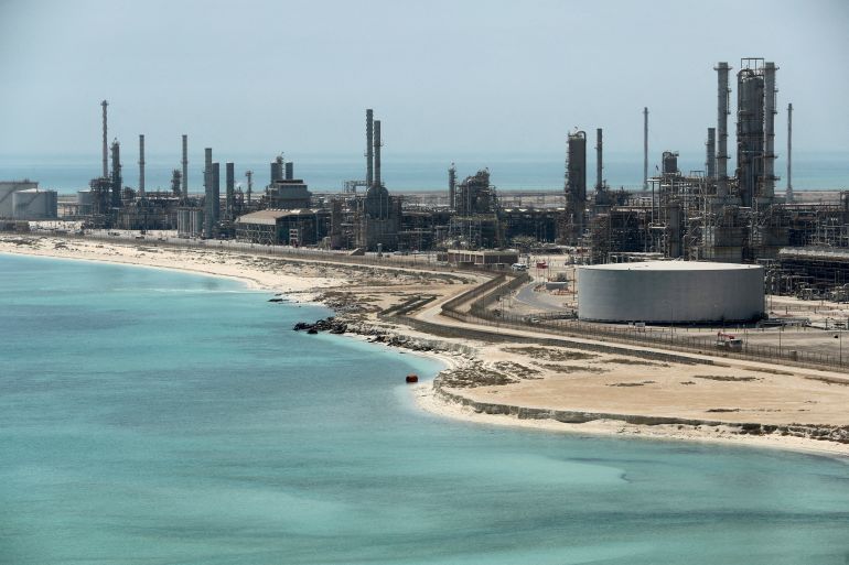 General view of Saudi Aramco's Ras Tanura oil refinery